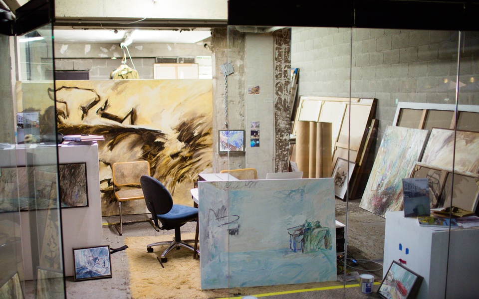 Mike Hewson: Visions Of The View (Studio view) - Shop 25, Rocks Square, The Rocks, Sydney