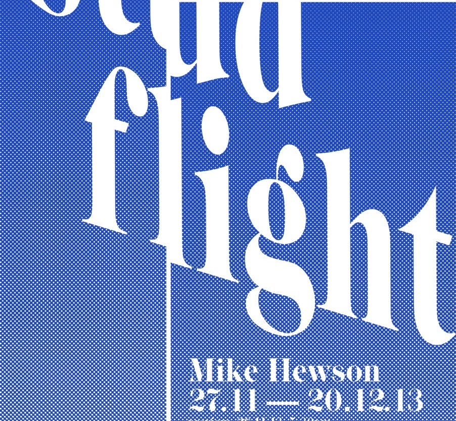 Mike Hewson: Exhibition poster - Blue Oyster Art Project Space, 16 Dowling St, Dunedin, NZ