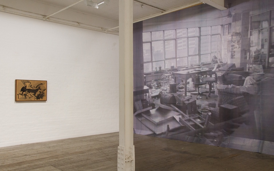 Mike Hewson: Study For Visions Of The View (Installation view) - Flinders Lane, Melbourne, AU