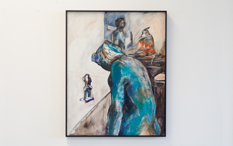 Mike Hewson: Sketch 7 (detail) - Alexis Fine Art, Christchurch, NZ