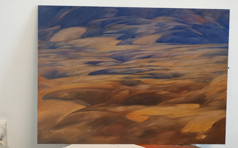 Mike Hewson: Untitled Scape 5 - Artist's studio, Cathedral Sq, Christchurch, NZ