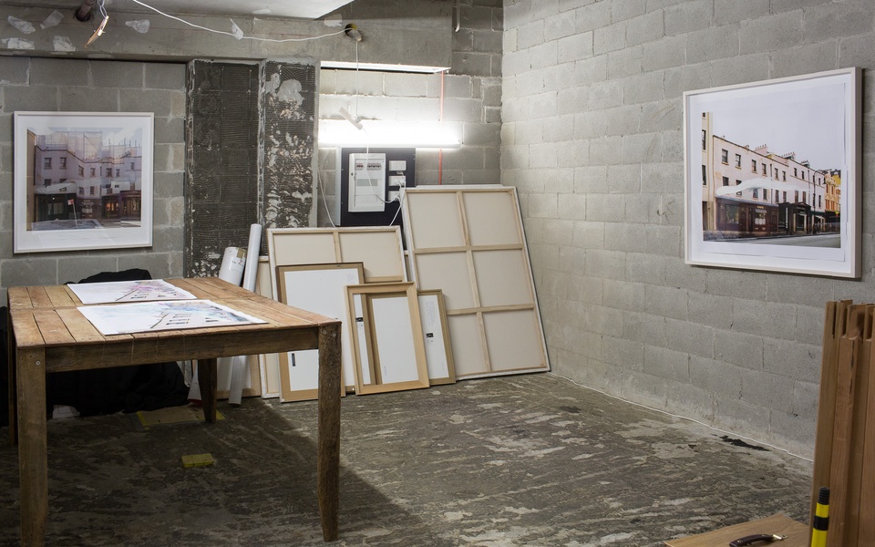 Mike Hewson: (Open studio, installation view) - Shop 25, The Rocks Square, The Rocks, Sydney