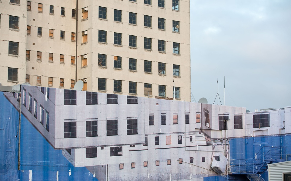 Mike Hewson: (Installation View) - Cnr Gloucester St and Oxford Tce, Christchurch, New Zealand