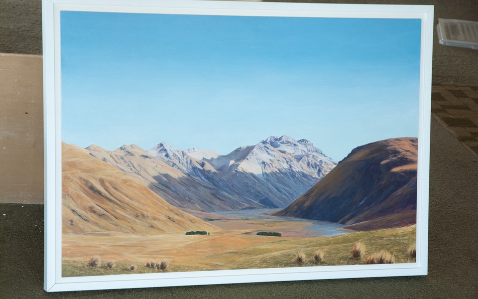 Mike Hewson: Cass River I - Artist's studio, Cathedral Sq, Christchurch, NZ