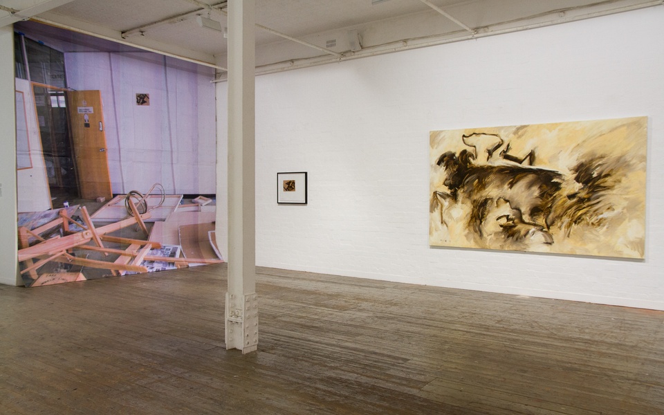 Mike Hewson: Visions Of The View (Installation view) - Flinders Lane, Melbourne, AU