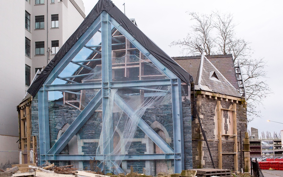 Mike Hewson: (Installation View) - Trinity Church, Cnr Manchester St and Worchester St, Christchurch, NZ