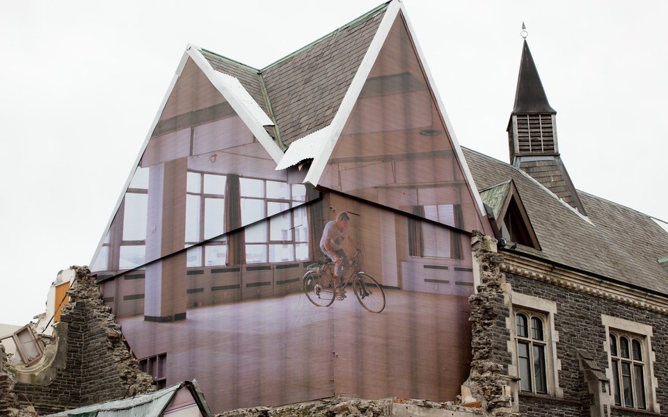 Mike Hewson: (Installation view) - Cnr Kilmore & Montreal Ave, Christchurch CBD, NZ