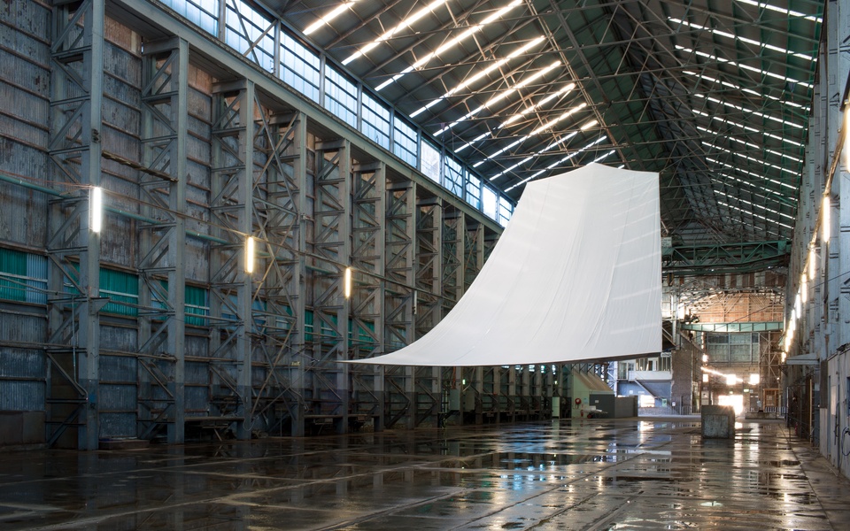 Mike Hewson: (Installation view) - Cockatoo Island, Sydney