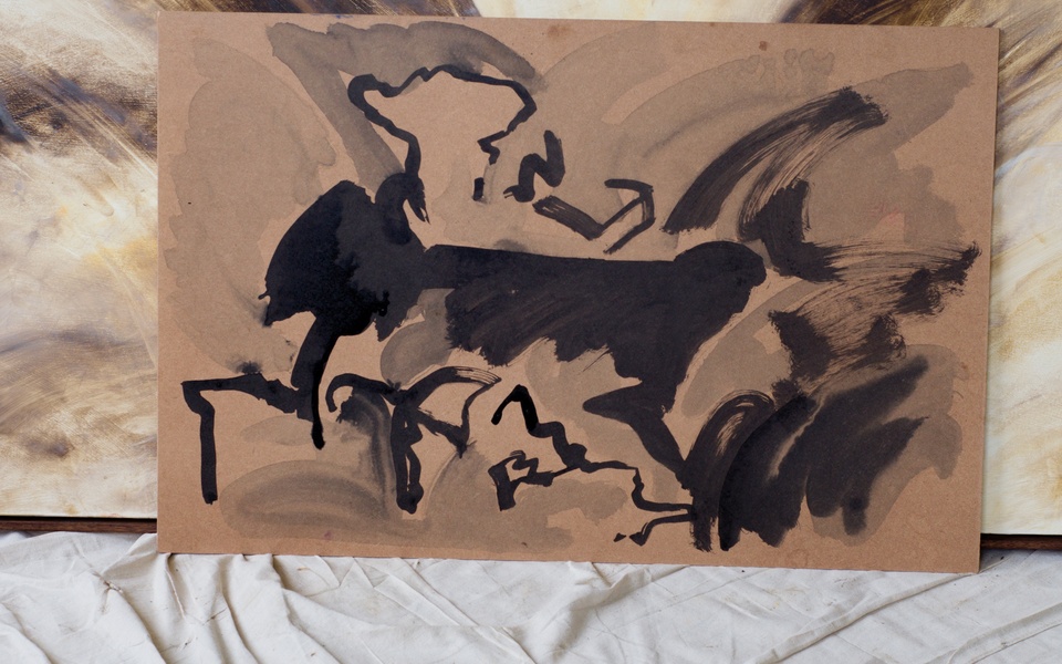 Mike Hewson: Study For Visions Of The View - Halswell, Christchurch, NZ