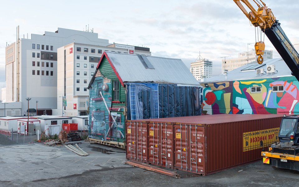 Mike Hewson: (Installation View) (2nd iteration) - Christchurch CBD, New Zealand