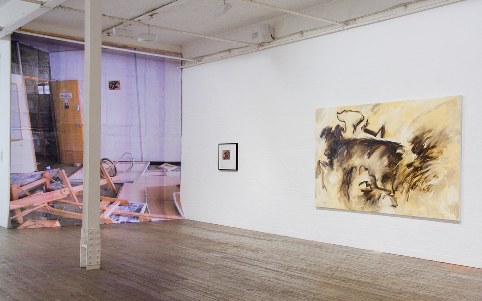Mike Hewson: (Installation view) - 45 Flinders Lane, Melbourne