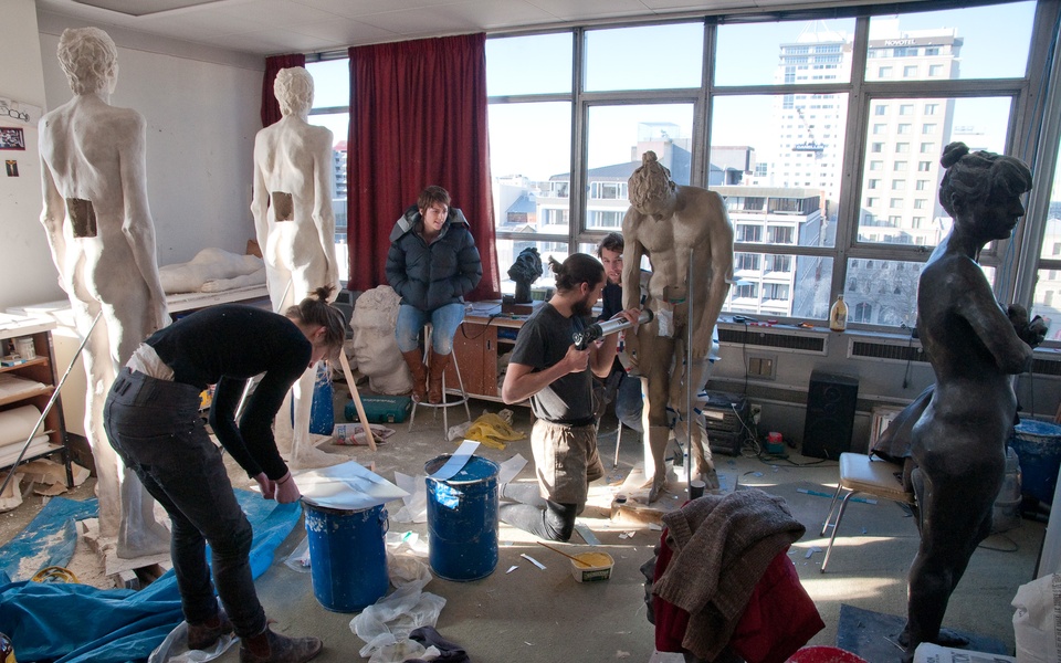 Mike Hewson: (Samuel Harrison's studio) - 69 Cathedral Sq, Christchurch, NZ