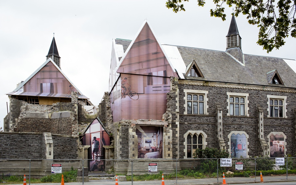 Mike Hewson: (Installation view) - Cnr Kilmore & Montreal Ave, Christchurch CBD, NZ