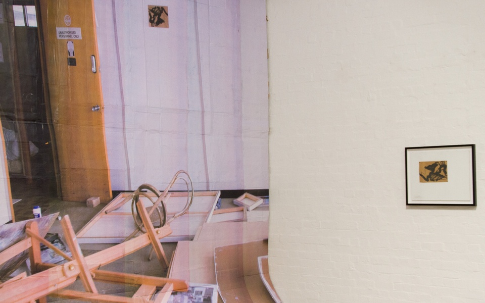 Mike Hewson: Shortly After (detail) - 45 Flinders Lane, Melbourne