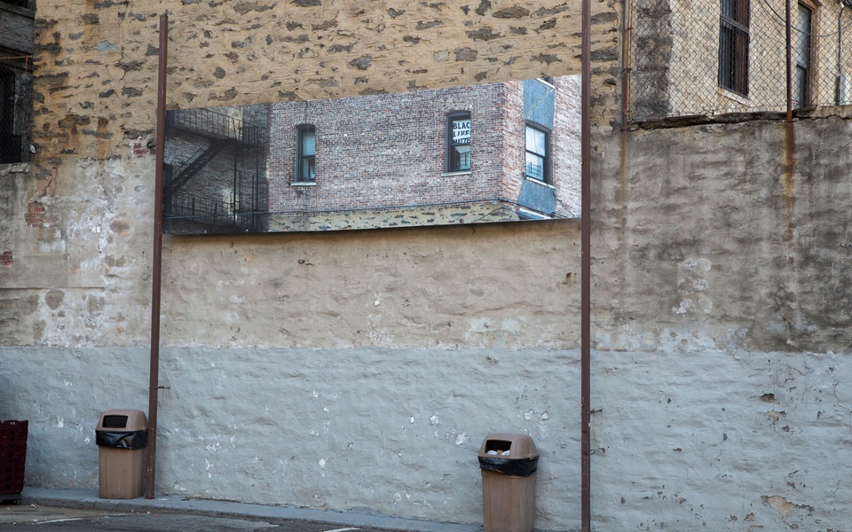 Mike Hewson: (Installation View) - McDonald's Parking Lot, 125th St and Broadway, Harlem
