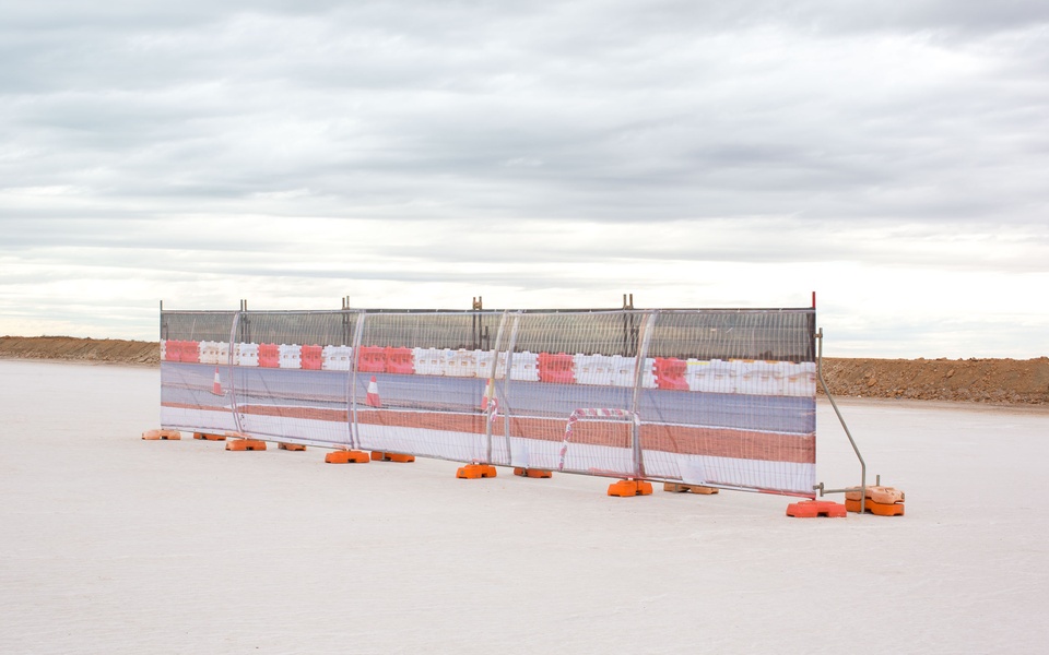 Mike Hewson: Salt Pan Fence - Port Hedland, Western Australia