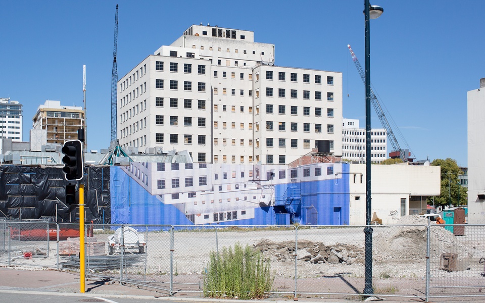 Mike Hewson: Government Life Suspension - Cnr Gloucester St and Oxford Tce, Christchurch, New Zealand