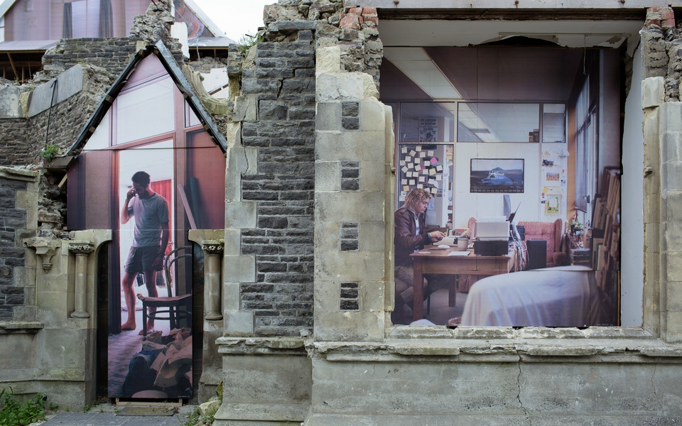 Mike Hewson: (Installation view) - Cnr Kilmore & Montreal Ave, Christchurch CBD, NZ