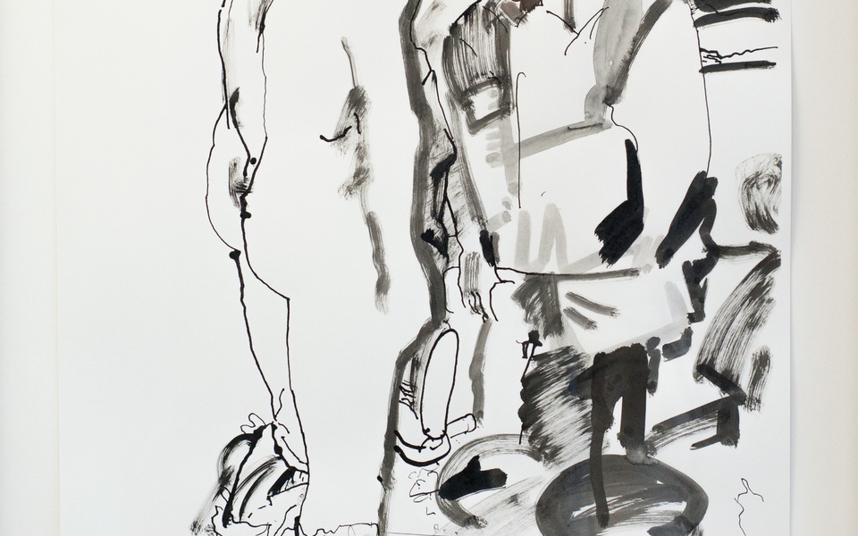 Mike Hewson: Sketch 2 (detail) - Alexis Fine Art, Christchurch, NZ