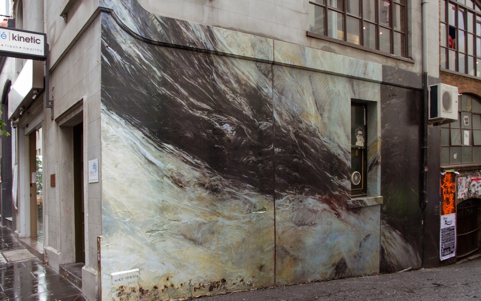 Mike Hewson: In The Kings Garden (installation) - Cnr Flinders & ACDC Lane, Melbourne,